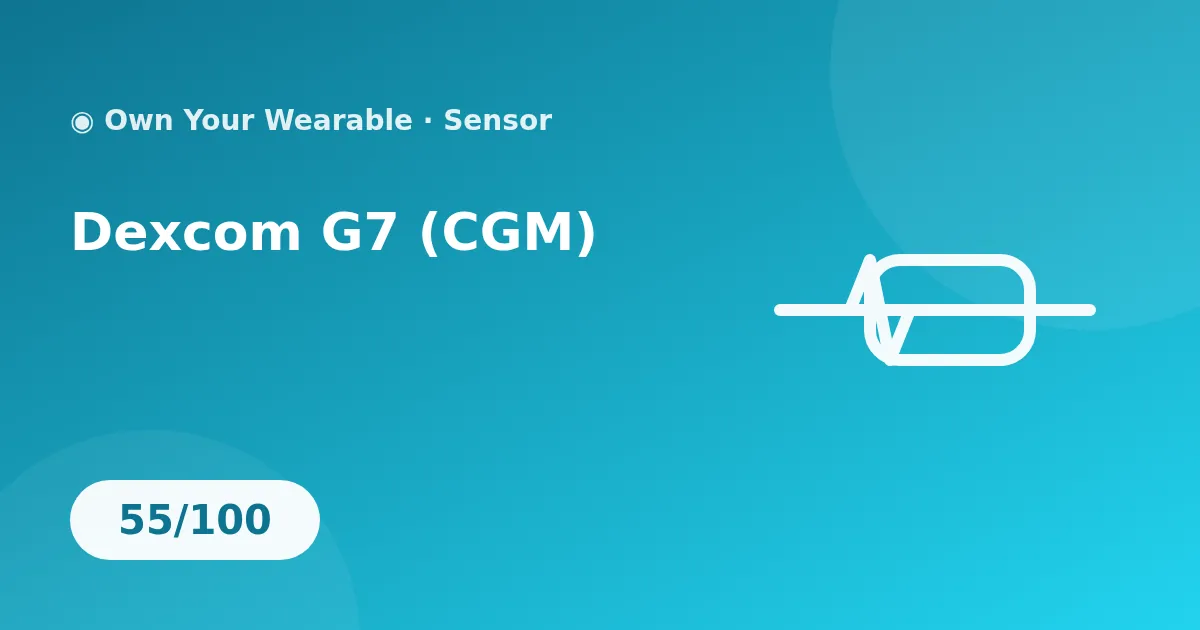 Dexcom G7 (CGM) illustration