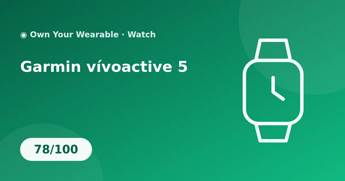 Garmin vívoactive 5 illustration