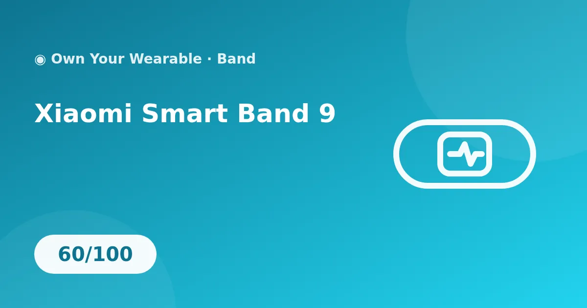 Xiaomi Smart Band 9 illustration